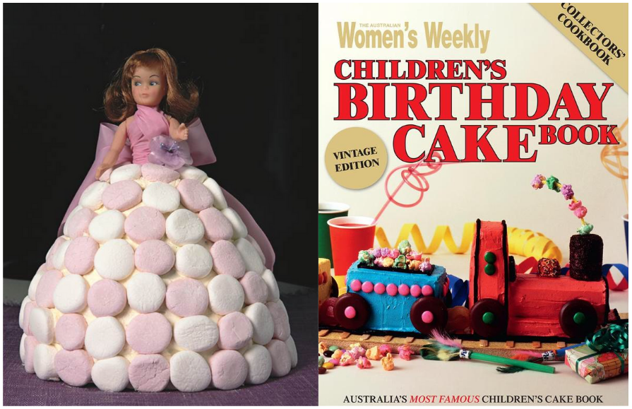 AWW Kids' Birthday Cakes - Australian Womens Weekly Used softcover cookbook  with pattern template - Australian Womens Weekly Cookbooks